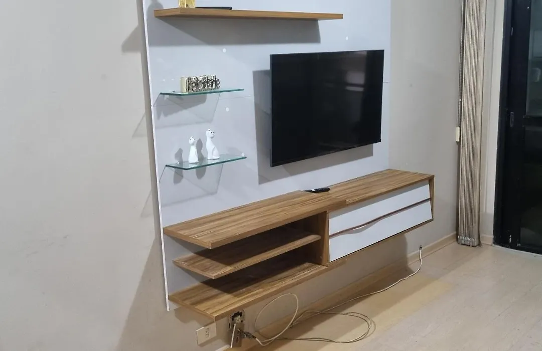Apartamento com toda infra e em frente a praia-1